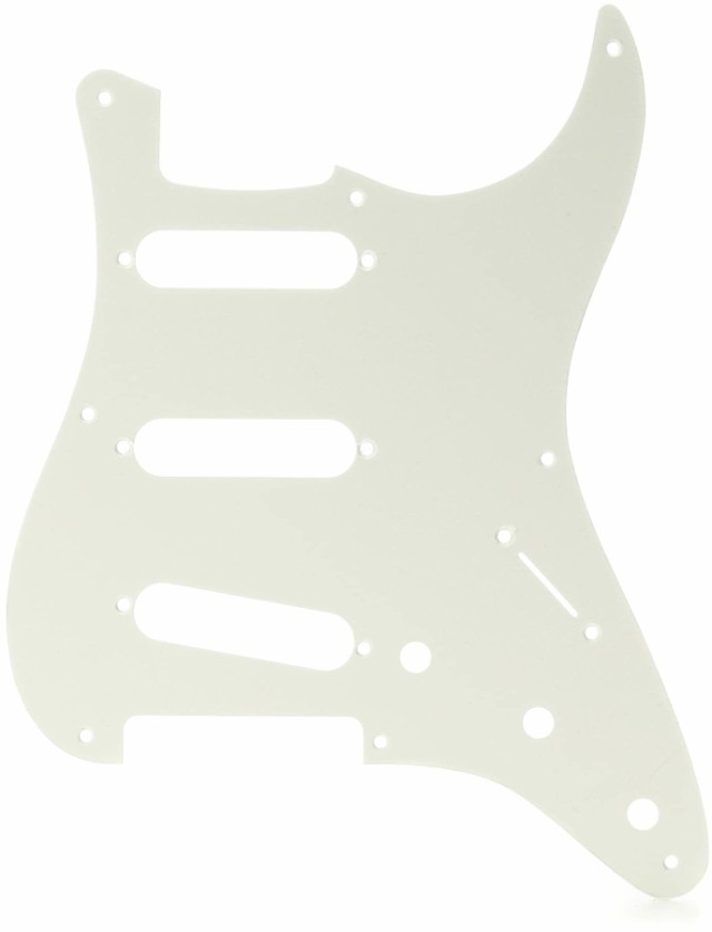 Fender ピックガード Pure Vintage Pickguard ’56/’59 Stratocaster? 8-Hole Mount Eggshell 1-Ply