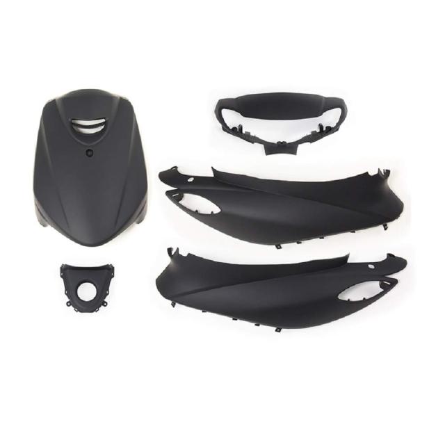 バイクパーツセンター(Bike Parts Center) 外装セット 5点セット マットブラック 塗装済み カウル 純正タイプ ヤマハ JOG SA36J 4stジョ