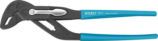 HAZET (ハゼット) 760-2 ウォーターポンププライヤー グリッププライヤー 配管工具 クイック調整式 大口径 最大開口幅50mm 全長260mm プ
