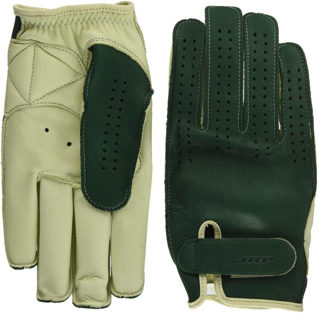 ジェイアールピー(Jrp) バイク レザーグローブ 3シーズンショートグローブ グリーン/アイボリー L BPSの通販は