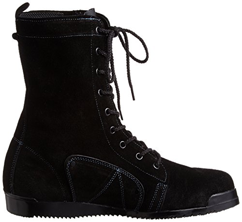 ノサックス 安全靴 高所用JIS規格 みやじま鳶床革 M207床革 メンズ 黒 24.5cm(24.5cm)