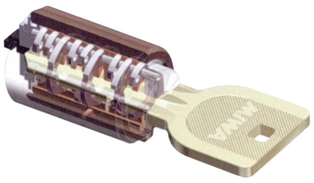 美和ロック(Miwalock) U9 NDZ-1 内部扉用シリンダー錠 扉厚33~~42ミリ NDZ1-E 4~_2