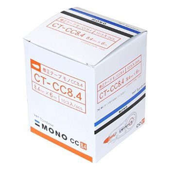 トンボ鉛筆 修正テープ MONO モノCC 8.4mm 10個 CT-CC8.4-10Pの通販は