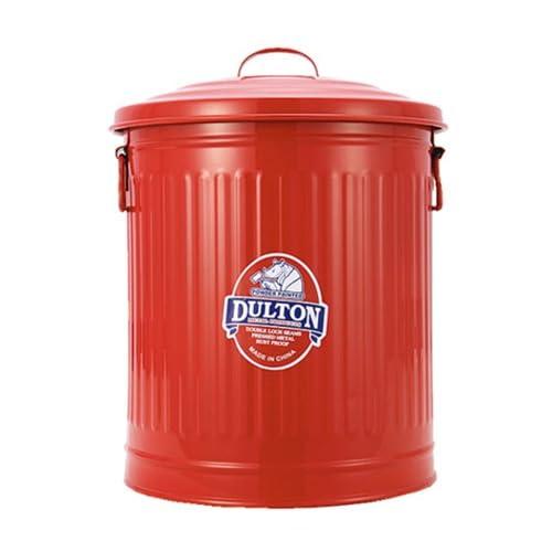 ダルトン(Dulton) ガベージカンSサイズ 12L レッド ゴミを入れる物こそ 