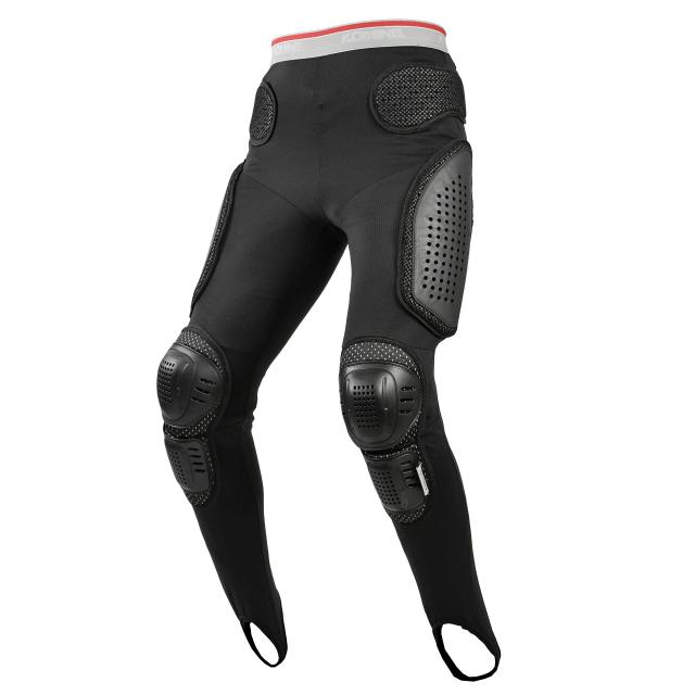 コミネ(KOMINE) バイク用 プロテクトメッシュアンダーパ ンツロング ブラック 2XL SK-612 305 CE規格 メッシュ素材 プロテクター