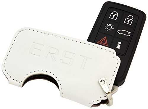ERST(エアスト)ボルボ専用 レザーキーカバー D-タイプ カラー:ホワイト LKC-E-D-WHITEの通販は