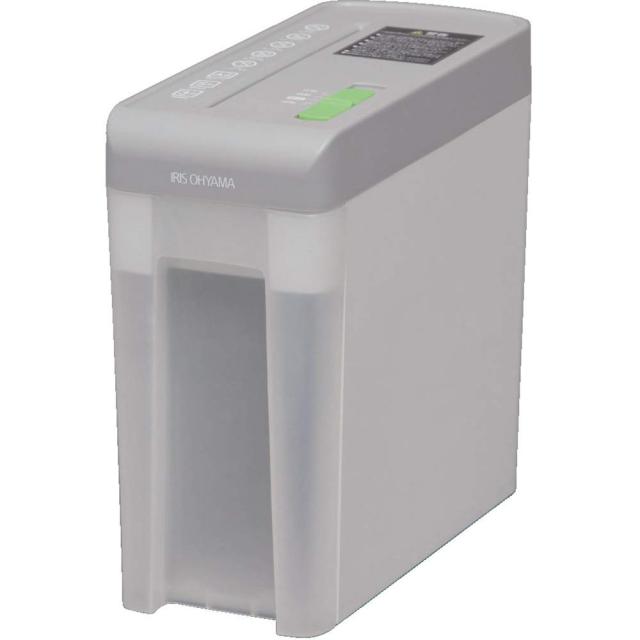 アイリスオーヤマ シュレッダー 家庭用 細断枚数5枚 クロスカット 連続使用3分 ダストボックス5.