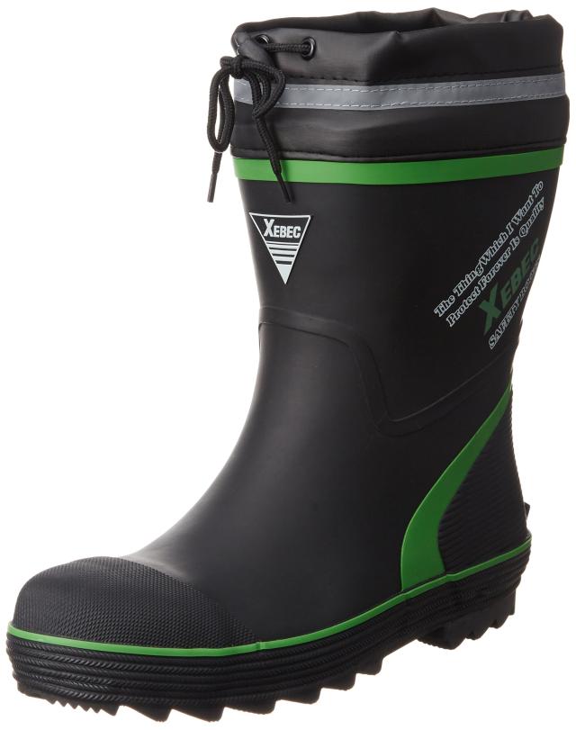 Grace  ジーベック 安全靴 作業靴 85711 セフティ 長靴 ショート丈 汗吸収 胴