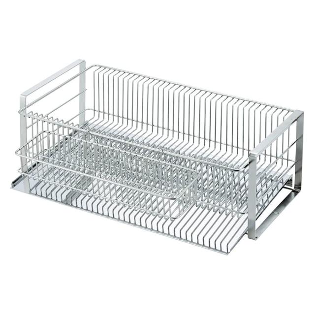 下村企販 シンプルで洗練された 水切りラック 水切りかご スリム 縦置き 【日本製】 お皿が立つので水切れが早い 小物も安定して置ける