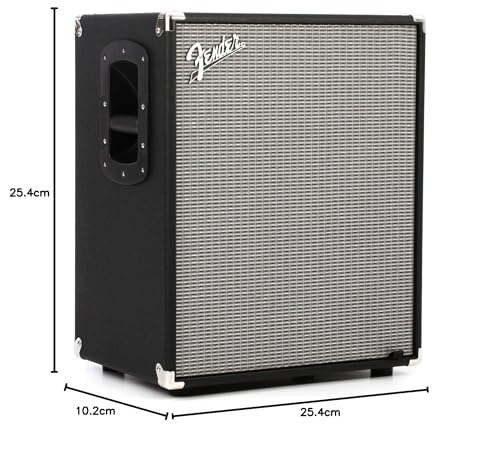 Fender ベースアンプ Rumble? 210 Cabinet, Black and Silver_1