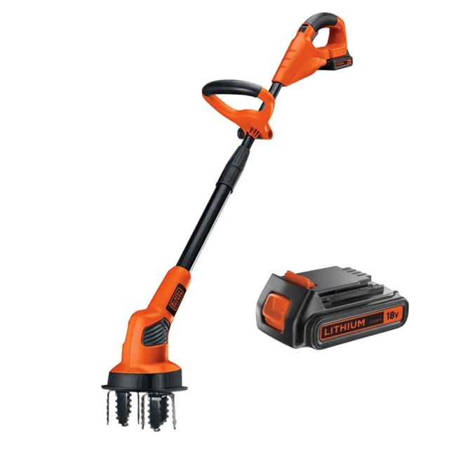 ブラックアンドデッカー コードレス ミニ耕運 除草機 本体のみ ガーデン ガーデニング 農業 園芸用機器 雑草 除去 土ほぐし 18V 2.0Ah LGの通販は