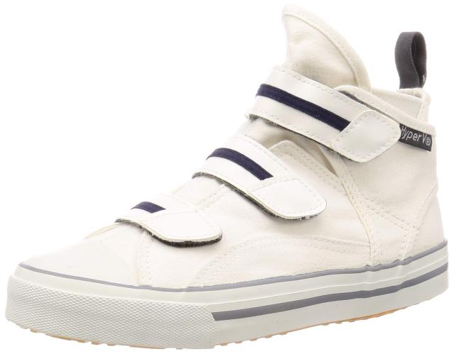 日進ゴム 作業靴 ハイパーV #1200屋根プロ 防滑 先芯無 高所作業用 ホワイト 24