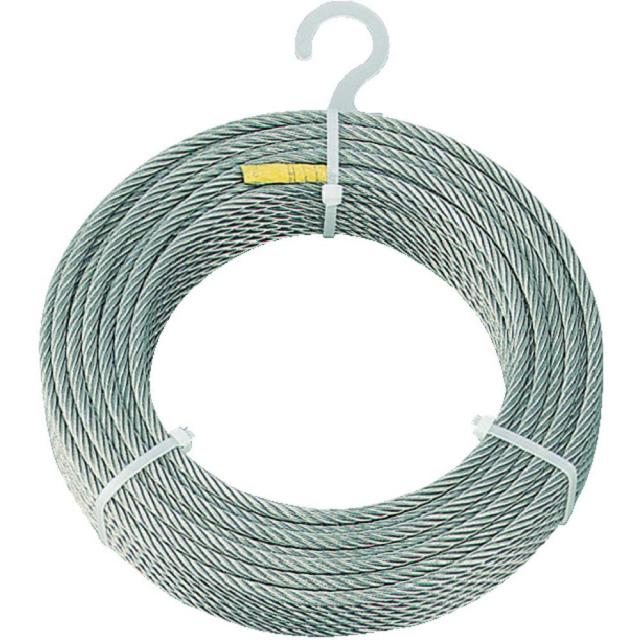 TRUSCO(トラスコ) ステンレスワイヤロープ Φ6.0mm×50m CWS-6S50