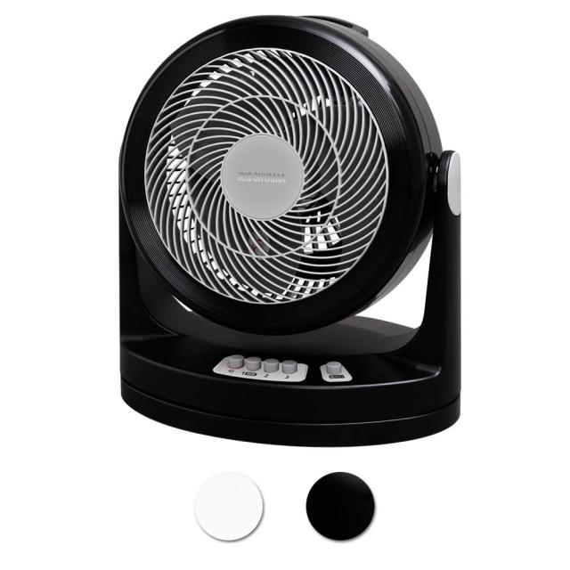 アイリスオーヤマ サーキュレーター 静音 左右首振り 20畳 パワフル送風 ブラック PCF-HM23-Bの通販は 8,243円