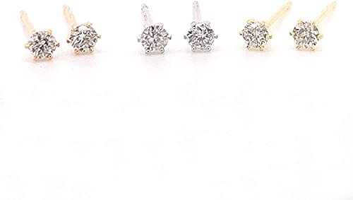 k18 天然ダイヤモンド0.1ct フックタイプピアス Amazon | 【KASHIMA】K18 0.1ct ダイヤモンド 一粒石 アメリカン