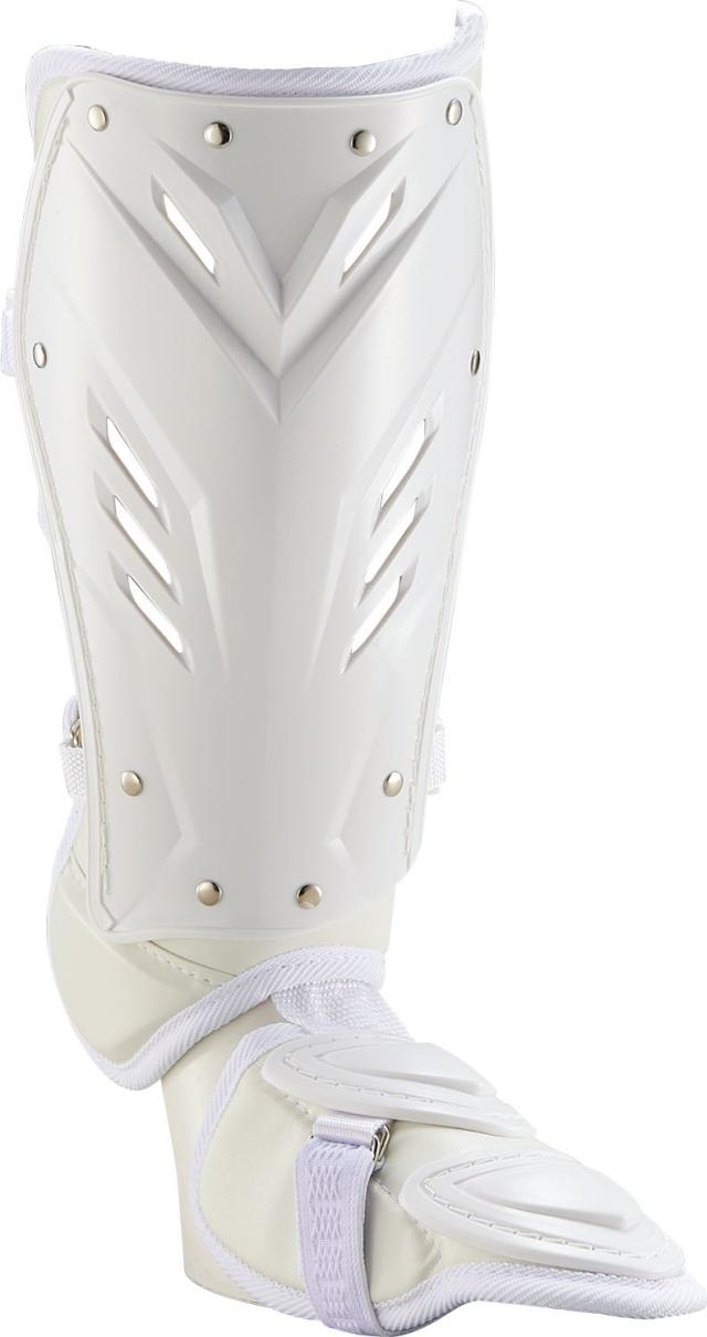 ゼット(ZETT)野球 フットガード レッグガード 右バッター用 ホワイト BLL2095Lの通販は 5,993円