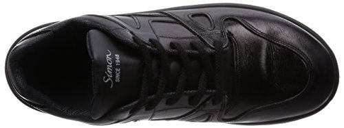 シモン 安全靴 短靴 JIS規格 耐滑 耐油 革製 安全スニーカー 8611 黒 25.5 cm 3E