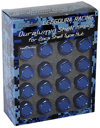 KYO-EI(協永産業) LEGGDURA RACING Shell Type Lock ＆ Nut Set(CL35) レデューラレーシングシェルタイプナット(ロック＆ナットセット) M12