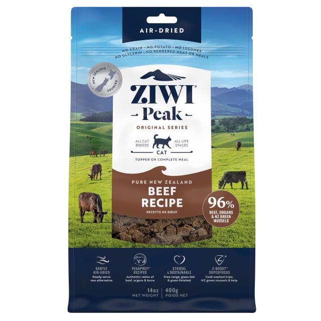 ZIWI エアドライキャットフード グラスフェッドビーフ 400g 自然食