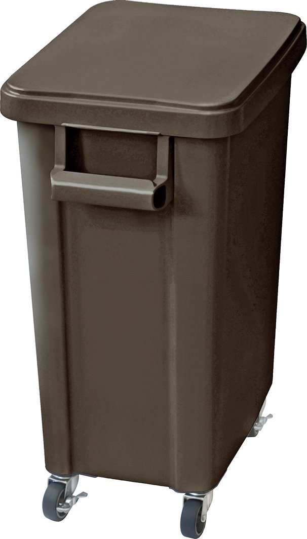 リス ゴミ箱 業務用 厨房用キャスターペール グレー 45L 排水栓付き 日本製 ダークグレー 9,979円