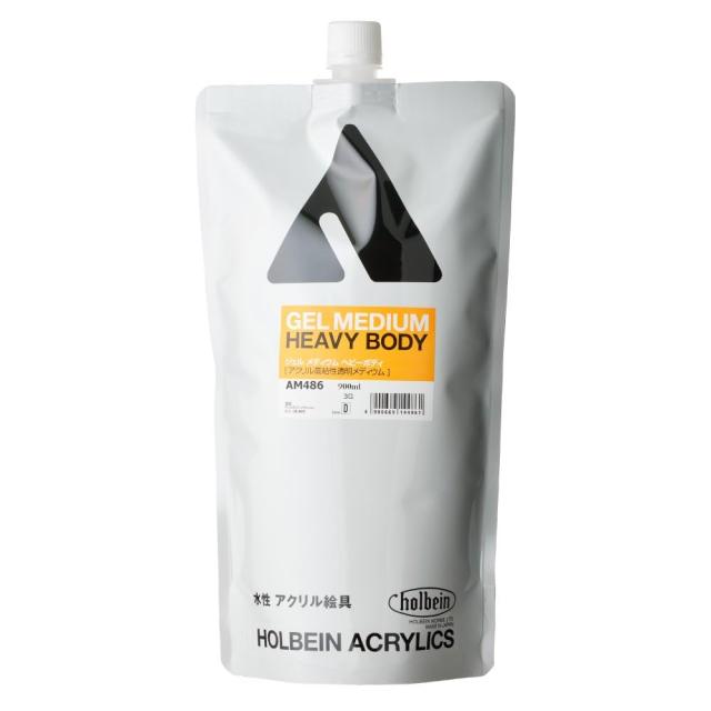 ホルベイン アクリリックメディウム AM486 900ml ジェルメディウムヘビーボディ〈アクリル高粘度透明メディウム〉 14486 4,400円