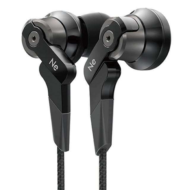 ラディウス radius HP-NHR21 イヤホン : ハイレゾ対応 Ne VOLTシリーズ 重低音モデル HP-NHR21K (1.単品, ブラック)の通販は