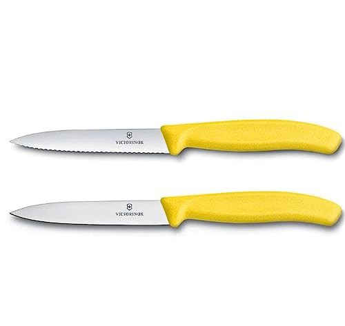 VICTORINOX(ビクトリノックス) ペティナイフ パーリングナイフセット 2P イエ ロー 2本セット 果物ナイフ  6.7796.L8Bの通販はau PAY マーケット - Tu0026Kショップ | au PAY マーケット－通販サイト