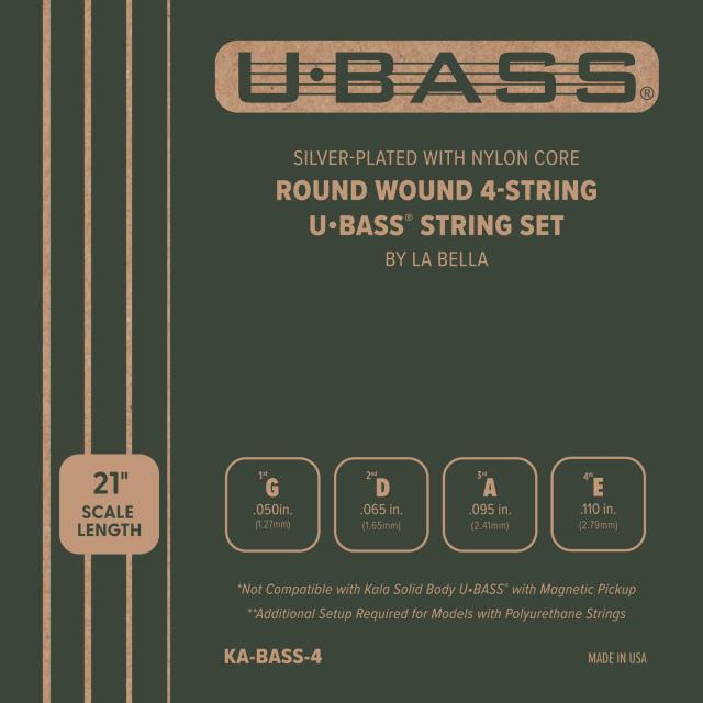 KALA ベース弦セット ウクレレベース ワウンドタイプ KA-BASS4 U-BASS