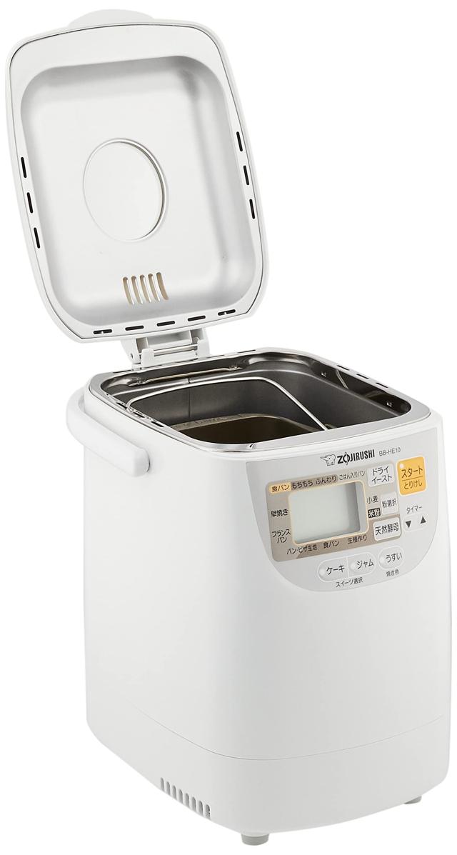 【美品】象印マホービン ホームベーカリー 1斤用 ホワイト BB-HE10-WA Amazon | 象印マホービン ホームベーカリー 1斤用 ホワイト BB