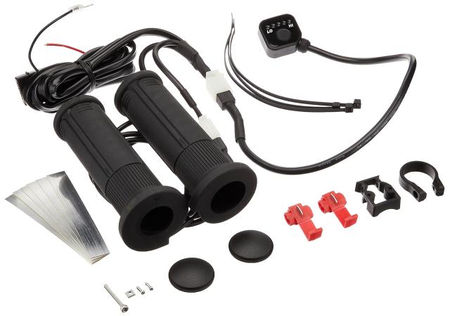 キジマ (kijima)バイク バイクパーツ グリップヒーター GH08 インチ 130mm プッシュスイッチ 304-8205