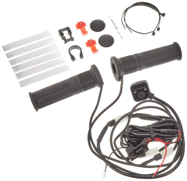 キジマ (kijima)バイク バイクパーツ グリップヒーター GH08 130mm プッシュスイッチ 304-8204 標準ハンドル用(22.2mm)304-8204