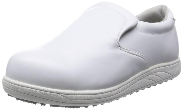 アキレス コックシューズ 防水素材 先芯入 3E クッキングメイト 粉作業用 CUI 0080 白 22.5 cmの通販は