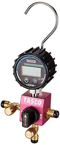 イチネンTASCO TA123DG どんぶり鉢弁膜式デジタルシングルマニホールド