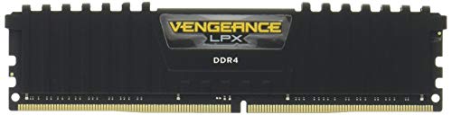 CORSAIR DDR4 デスクPC用 メモリモジュール VENGEANCE LPX Series ブラック 16GB×2枚キット CMK32GX4M2A2666C16