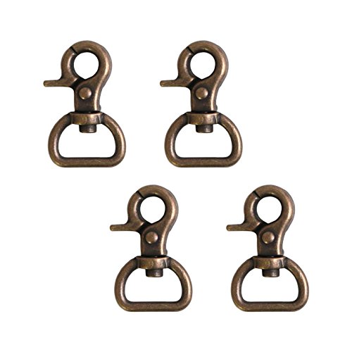 日本紐釦貿易(Nippon Chuko) ミニレバーナスカン 20個入り 15mm アンティークゴールド SJNA6-AG20 手芸用品 手芸材料 バッグ用ナスカン