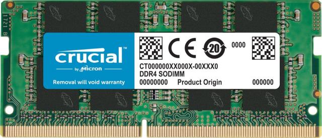 Crucial 8GB シングル DDR4 2400 MT/s (PC4-19200) DR x8 SODIMM 260ピンメモリ - CT8G4SFD824A
