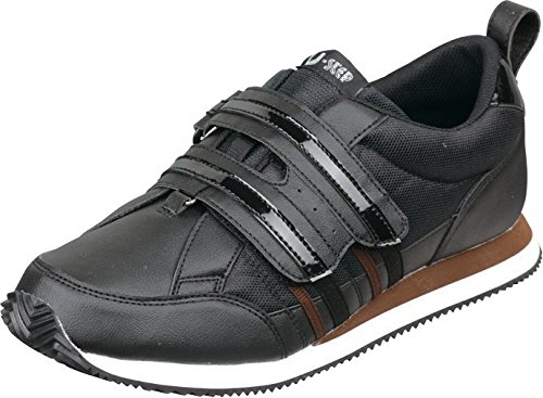 ムーンスター ムーンスター メンズ/レディース リハビリ 介護靴 片足販売 Vステップ06足 Vステップ06足幅囲7E(右足のみ) ブラック 28.0