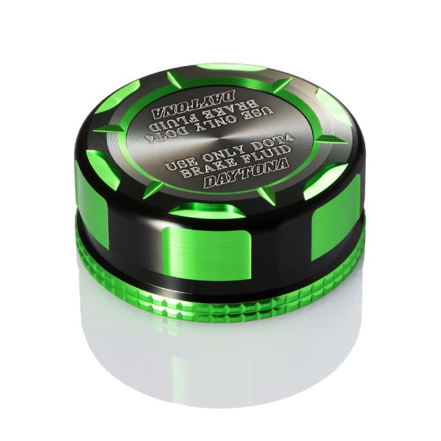デイトナ(Daytona) PREMIUM ZONE(プレミアムゾーン) バイク用 マスターシリンダー キャップ NISSIN (ニッシン) φ38mm ライムグリーン 92の通販は