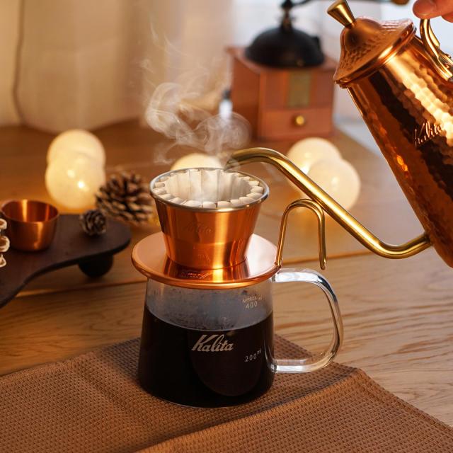 カリタ Kalita 燕三条 職人拘り コーヒーポット 銅製 700ml 細口