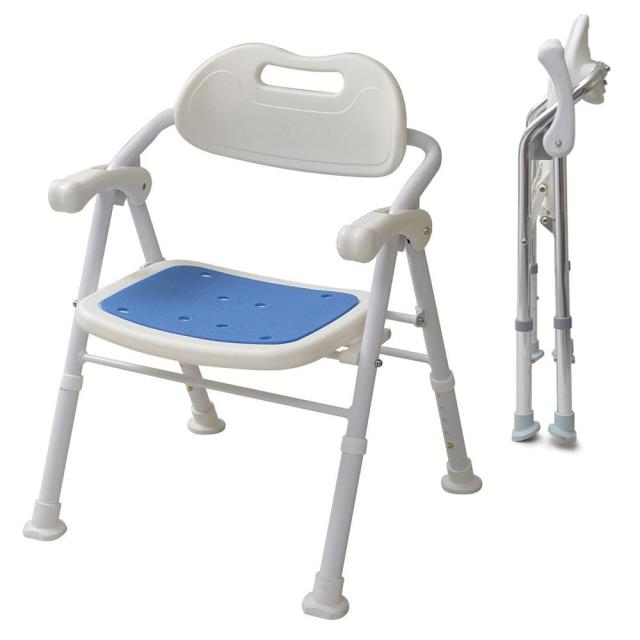 山善 コンフォート 折りたたみ シャワーチェア 高さ5段階 YS-1060の通販は