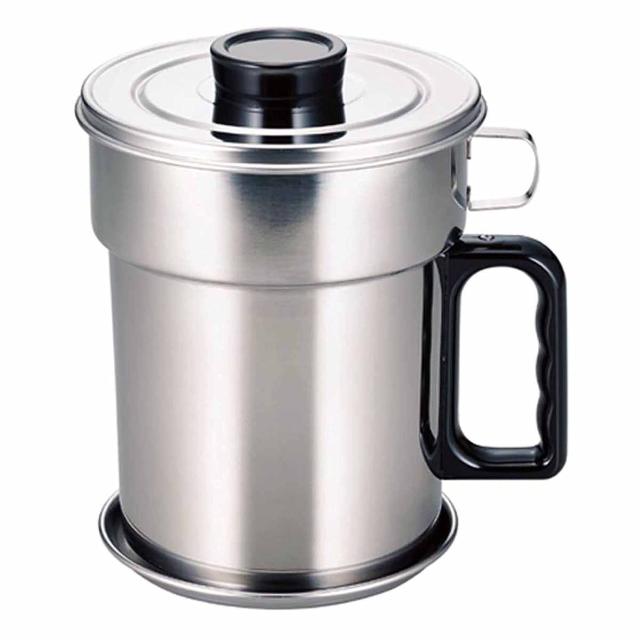 下村企販 オイルポット 1.1L 受け皿付き 【日本製】 活性炭カートリッジ式 サビにくい 油をキレイに再生 注ぎやすい キッチンが汚れにくの通販は 5,267円