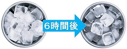 サーモス 真空断熱 アイスコンテナー（氷を持ち運ぶための魔法びん） ブラックイエ ロー FHK-22_4