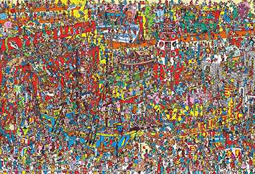 【日本製】 ビバリー 40ピース ジグソーパズル Where's Wally? おもちゃがいっぱい(26x38cm) 40-005