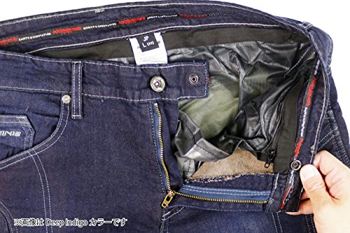 コミネ(KOMINE) バイク用 フルイヤーKVジーンズ ブラック WM WJ-731S 1034 オールシーズン向け 防水 CE規格レベル2 ストレッチ素材 プロの通販は コミネ(KOMINE) バイク用 フルイヤーKVジーンズ ブラック WM WJ-731S 1034 オールシーズン向け 防水 CE規格レベル2 ストレッチ素材 プロの通販は