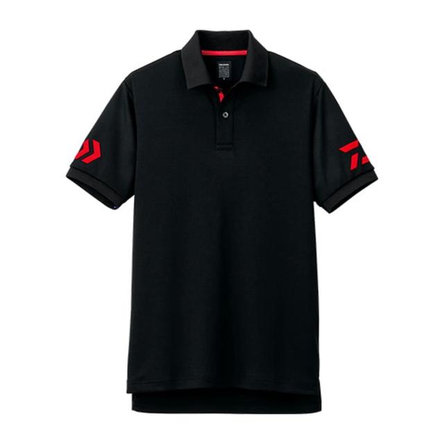 ダイワ(DAIWA) 半袖ポロシャツ ブラック×レッド 3XL DE-7906の通販は 5,119円