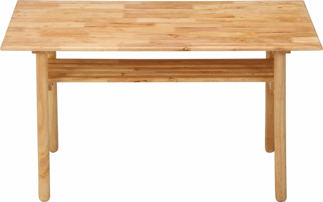 不二貿易 ダイニングテーブル 4人用 幅120×奥行70×高さ66cm ナチュラル