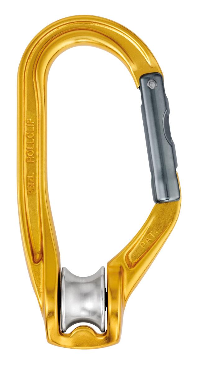 PETZL P74 プーリーカラビナ サイドゲート開口部
