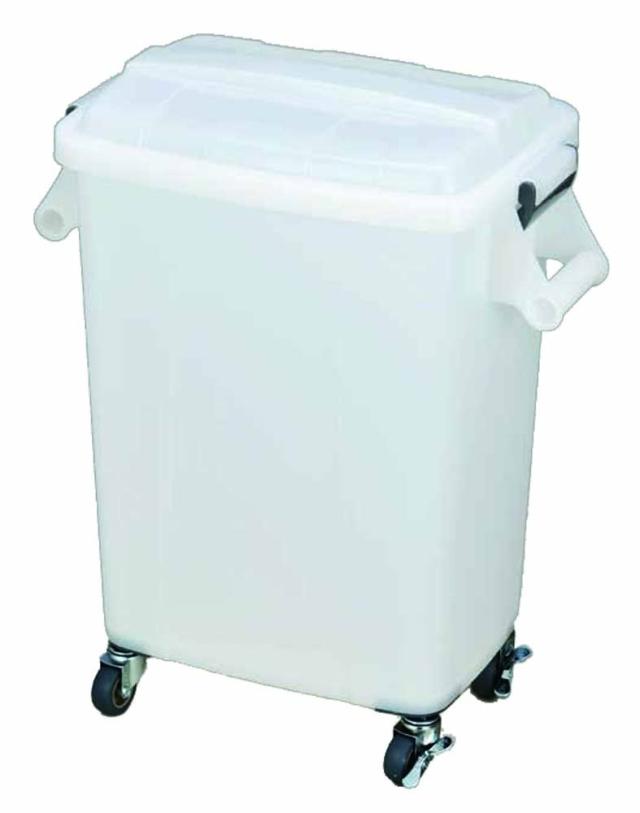 新輝合成 トンボ ゴミ箱 70リットル キャスター付 ロック付き 厨房用 業務用 ナチュラル 幅35.5×奥行58×高さ70.5cm ダストペール 日本の通販は