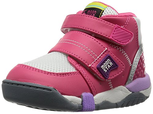 キャロット スニーカー 運動靴 ハイカット 15~21cm 0.5cm有 男の子 女の子 キッズ CR C2140 ピンク 20.5 cm 2Eの通販は 5,327円