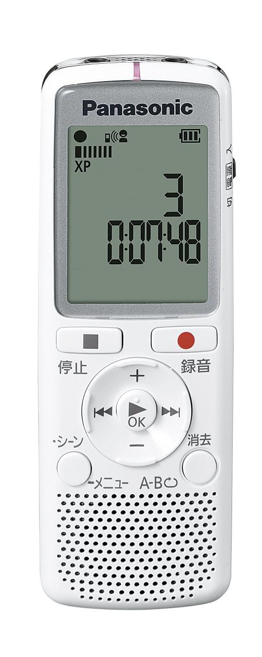 パナソニック ICレコーダー ホワイト RR-QR220-Wの通販は 13,549円